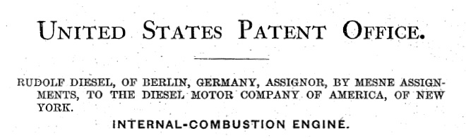 United-States-Patent-Rudolf Diesel